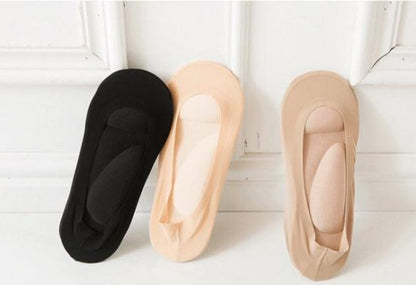 3 pairs Embossed Cushion Foot Socks