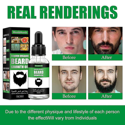 Beard Growth Oil, Biotin Beard Growth Serum For Men, Beard Growth Oil Nourishing