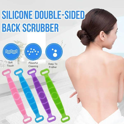 Silicone Double-Sided Back Scrubber