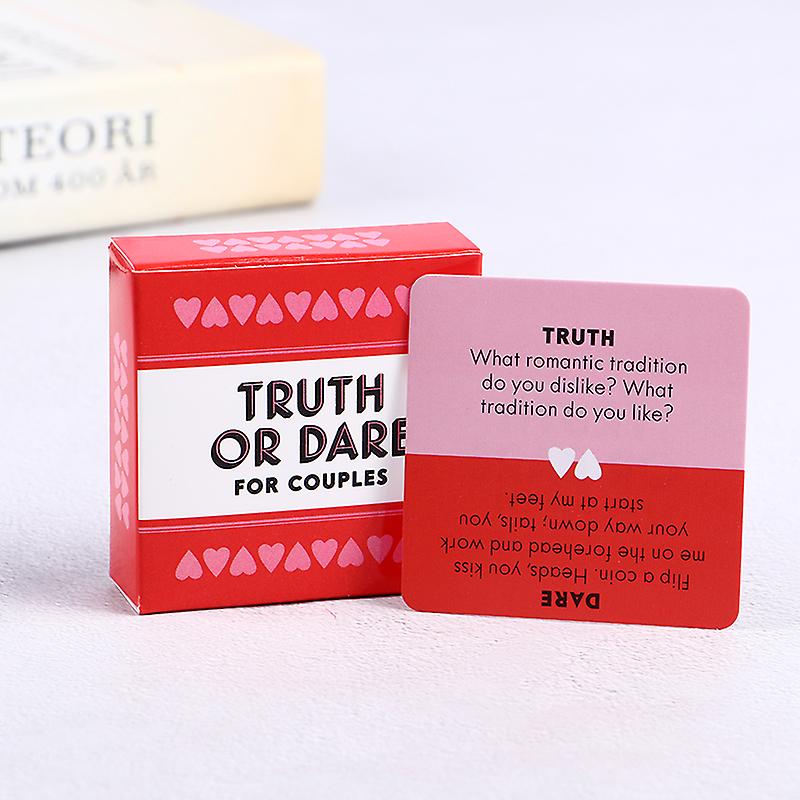 Mini Small Size Truth Or Dare For Couples Cards Games Lovers Board Game Supply