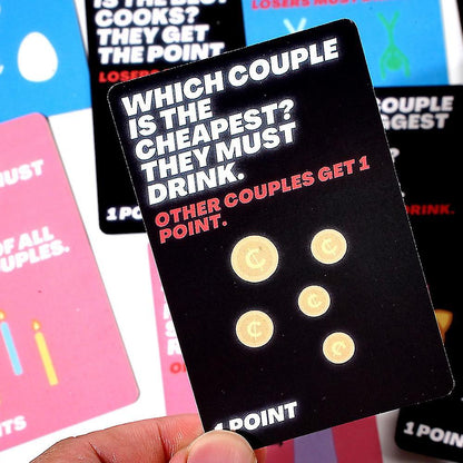 Drunk In Love Couples Vs: Couples Drinking Game Couples Showdown Fun Date Night & Relationship Card Game Ideal Gifts
