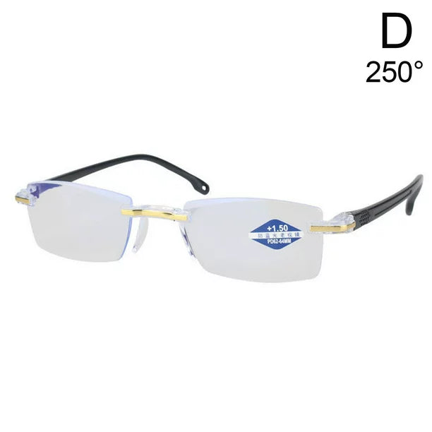 Color Glint Sapphire High Hardness Anti-blue Reading Glasses DP62-64MM