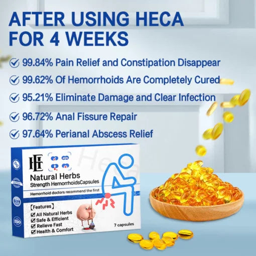 Hesa Natural Herbal Strength Hemorrhoid Capsules