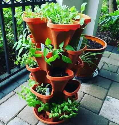 Stand Stacking Planters Strawberry Planting Pots