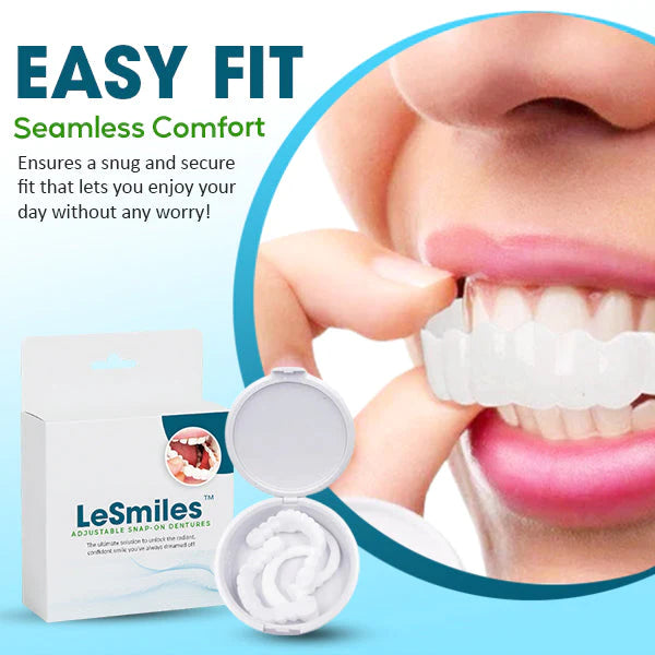 LeSmiles™ Adjustable Snap-On Dentures