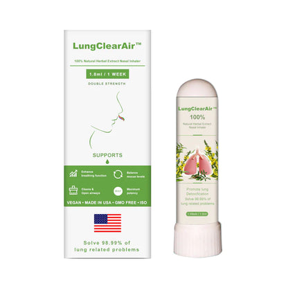 LungClearAir® Nasal Inhaler – Powerful Lung Support & Cleanse & Respiratory