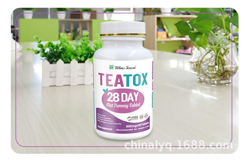 28 Days Flat Tummy Tablet Slimming Fit Teateatox Capsule Health Care
