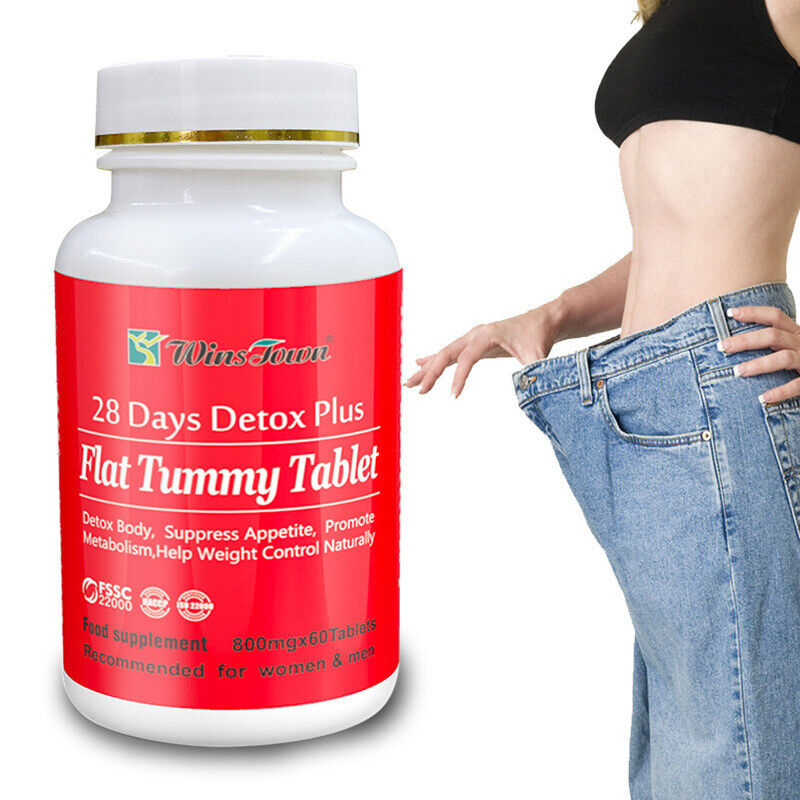 28 Days Detox Plus Flat Tummy Tablet Weight Loss tablet 60 Tablets