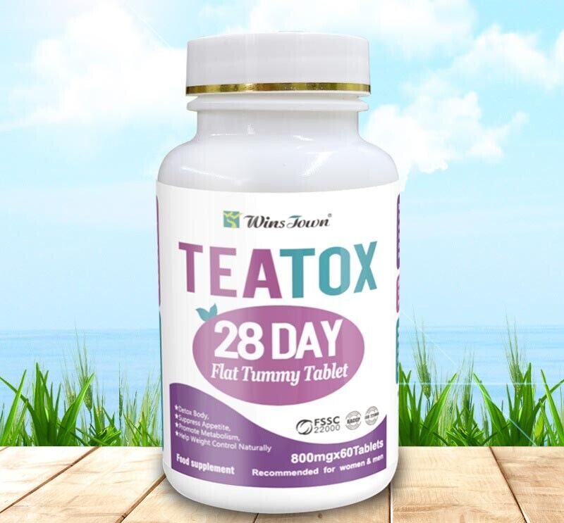 Cleanse Detox Tea Set Weight Loss Tea Skinny Herbal Tea Fat Burn 28 Day tablets