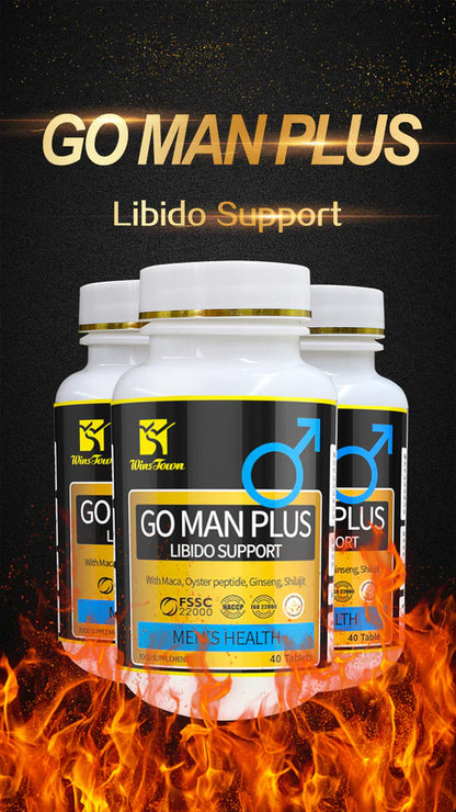 Go Man Plus Tablet | Dietary Supplement for Penis Enlargement, Stronger Erection, Libido and Sexual Enhancement